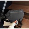 Nueva Bolsa Mensajera Casual de Lona Verano 2026, Bolso Cruzado de Moda Estilo Hong Kong Nicho, Bolso de Pecho Simple Versátil