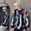 Suéter de Manga Larga de Moda Artístico Estilo Japonés de Terciopelo de Visón Sintético para Otoño e Invierno, Versátil y Moderno, Estilo Harajuku Perezoso Simple, Nuevo Artículo Popular