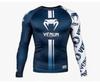 Camisetas de boxeo de manga corta de MMA para combate transfronterizo de Amazon, trajes de sanda de combate, camisetas deportivas para correr, de secado rápido y transpirables.