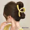 Presilha de cabelo flor de acetato simples e elegante para mulheres, novo modelo 2026, presilha para a parte de trás da cabeça, grampo para meio rabo de cavalo, presilha de tubarão