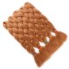 Trenza de color sólido Europa y América África trenza jumbo cabello monocolor trenza de fibra química alta temperatura Trenza de seda 100g