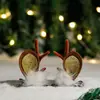 Diademas y Pasadores Decorativos Navideños Transfronterizos Temática de Muñeco de Nieve Navideño con Astas Diademas con Astas Disfraces Festivos Infantiles Diademas con Astas