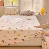 Juego de Sábanas de Terciopelo de Leche Invierno Clase A Pieza Única 180x200 Espesado Suave Terciopelo de Coral Dormitorio Persona Sola Funda de Almohada Juego de Tres Piezas