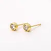 Pendientes Mini Exquisitos con Incrustaciones de Diamantes Estilo Ins Simples Elegantes Nicho Pendientes de Alta Gama Pendientes Versátiles para el Día a Día