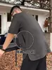 Camiseta Informal Versátil de Manga Corta para Hombre con Bolsillo Oculto Transfronterizo, Holgada, Elegante, Sencilla, de Media Manga, Camiseta Base