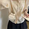 Bolsa Pequeña de Lunares Nueva Linda de Verano 2026 con Alto Atractivo Estético, Elegante Mini Bolso Bandolera Cruzado con Lazo