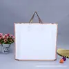 [Pequeño al por mayor] Bolsa para tienda de ropa Fabricación de logo Empaque para compras Bolso de mano esmerilado engrosado Procesamiento de plástico