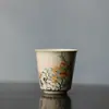 Taza Maestro de Ceniza de Planta Cerámica Taza de Degustación de Té para el Hogar para Hombres y Mujeres Taza de Té Individual Tazas de Té Juego de Té Kung Fu Taza de Té Regalo