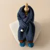 Bufanda Triangular de Ceniza Linda Pequeña Otoño e Invierno Cálida Bufanda de Punto de Color Sólido para Niños Niñas Bebé Resistente al Viento Calentador de Cuello Invierno