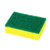 Esponja para Lavar Platos, Estropajo, Esponja Cuadrada de Doble Cara para Quitar Manchas, Cepillo de Limpieza para el Hogar, Bloque de Esponja de Alta Densidad para Desengrasar