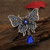 Retro personalizado gota de água borboleta broche oco das mulheres casaco cheongsam moda inseto pino acessórios em estoque atacado
