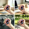 Venta Caliente Transfronteriza Profesional Anillo de Agarre para Fuerza de Mano Entrenamiento Cinco Dedos Fortalecedor de Agarre para Mano Anillo de Agarre para Entrenamiento de Mano Silicona