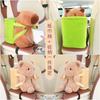 Caja de pañuelos para coche Kapibala, bote de basura con dibujos animados, lindo reposabrazos de peluche para coche, cubo de almacenamiento de cartón