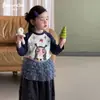Beixinan 280g Camiseta Térmica Base de Algodón Puro Suave para Niños, Camiseta de Manga Larga 100% Algodón Clase A