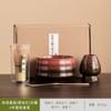 Juego de Batidor de Matcha Japonés Torneado en Horno Regalo para Amantes del Matcha Juego de Té de Siete Piezas para Preparar Latte de Desayuno