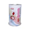 Venta al por mayor de fábrica lata de leche en polvo tamaño pequeño redonda lata de leche en polvo polvo seco de proteína de raíz de loto contenido neto 550g lata de leche en polvo