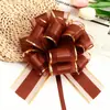 Amazon Transfronteiriça 50 # Bola de Fio de Tinta com Borda Dourada Grande Flor, Decoração de Presente de Natal Festivo Flor Esférica Puxada à Mão