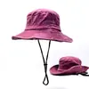 Nuevo Sombrero de Pescador Lavado y Viejo Transfronterizo Sombrero para Montañismo al Aire Libre de Primavera y Verano Sombrero de Pescador para Viajes de Hombres con Protección Solar y Sombra