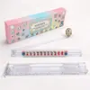 Régua de Empurrar Acrílica Transparente Ondulada para Mahjong Shuffler Portátil Organizador de Peças de Mahjong Americano