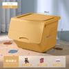 Caixa Organizadora de Brinquedos com Abertura Frontal, Caixa Organizadora Doméstica com Tampa Flip-Top, Caixa Organizadora de Roupas, Cesta Organizadora de Lanches Extra Grande