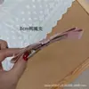 Pinza para el cabello coreana simple y elegante para adultos en la parte posterior de la cabeza, moño de tela rosa, pinza de resorte, pinza para coleta, accesorio para el cabello de flor