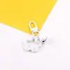Estilo Ins Estrela Colorida Oca de Cinco Pontas Sino Argola de Livro Fivela de Porta Chaveiro Brinquedo de Boneca DIY Pingente de Contas Decoração