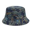 Chapéu de Pescador Estampado com Novo Padrão de Bananeira Tropical Europeu e Americano Chapéu de Bacia de Verão Outdoor para Homens e Mulheres Chapéu de Sol