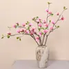 Flores artificiales de magnolia, arreglos florales decorativos inspirados en el Zen de estilo chino, accesorios para fotografía de bodas, decoraciones para escenas de bodas, flores artificiales