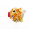 Hanyuyuan Contas Coloridas de Areia Esmaltada Estilo Japonês Contas de Peixe Acessórios de Joias Artesanais DIY Material para Pulseira Colar Contas