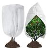 Suministro Transfronterizo de Cubierta de Invierno para Plantas a Prueba de Frío Engrosada de Tela No Tejida Calentador de Plantas con Cordón Antipolvo Cubierta Protectora contra el Frío