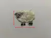 27 Nuevos Dibujos Animados Cabeza de Oveja Gorro Pasador DIY Funda de Teléfono Móvil Bolso Parche Bordado Ropa Zapato Sombrero Parche