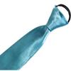 Corbata con Cremallera Brillante de 8 cm para Hombre y Mujer Vestido Casual Combinable Color Sólido Profesional Estudiante Corbata de Cuello