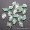 Colgante de Hoja de Aventurina Natural 14x24mm Accesorios para Pulsera, Collar, Pendientes, Pasador DIY