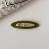 Grampo de Cabelo Simples Colorido de Acetato para Mulheres 2025 Novo Clipe Lateral para Orelha Franja Grampo de Cabelo Clipe Bb Acessórios de Cabelo
