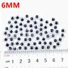 Ojos Móviles con Adhesivo Trasero Fabricante Mayorista Material para Manualidades Accesorios para Juguetes Ojos de Animales en Blanco y Negro Pegatinas de Globos Oculares Coloridas