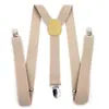 Suspensórios Azul Britânico para Homens e Mulheres, Suspensórios Versáteis de 2,5cm, Suspensórios em Y, Suspensórios Elásticos, Casual