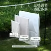 Tendedero retráctil FaSoLa para uso doméstico, a prueba de viento y perfecto para secar colchas, tendedero grande de acero inoxidable para sábanas y toallas de baño