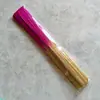 Regalos de Construcción de Equipo DIY de Tejido de Bambú Estilo Chino, Materiales DIY Hechos a Mano por Estudiantes para Tejido de Bambú, Tiras de Bambú de Colores, Color Degradado, Abanico Hecho por Uno Mismo