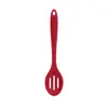 Cuchara de Silicona Integrada Cuidadosamente Seleccionada, Espumadera de Silicona para Cocinar de Grado Alimenticio, Cuchara de Malla Fina de Cocina, Cuchara para Mezclar Ensaladas