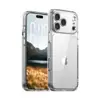 Capa de telefone transparente adequada para Apple 18Pro, furos precisos, anti-queda, capa para telefone 18ProMax, capa de alta transparência para iPhone17