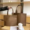 Bolsa de mão de tecido não tecido de alta qualidade para loja de roupas, sacola de embalagem para compras, sacola de presente, logotipo imprimível