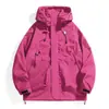 Novedad Primavera/Otoño 2026 Cortavientos con Capucha Marca de Moda Ropa de Trabajo para Exteriores Chaqueta Holgada Casual Prenda Exterior Unisex