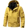 Jaqueta Masculina Três Provas para Uso Externo Novo Estilo 2026 Moda Primavera e Outono Marca Tendência com Capuz Roupa de Trabalho Jaqueta Casual Estilosa