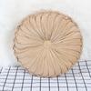 Cojín Redondo Escandinavo de Terciopelo Holandés Felpa Jacquard Rueda Cojín Todo el Año Decoración del Hogar Almohada Tatami Futón Cojín