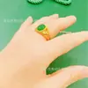 Anillo de suministro en vivo para hombre y mujer, tirador de anillo, moda marea, dominante, hueco, gema, anillo de temperamento, venta al por mayor
