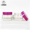 Botellas de Vidrio 120g, Botellas para Mascarillas 30g, Botellas para Crema Facial, Botellas para Crema de Ojos, Botellas Dosificadoras para Productos de Cuidado de la Piel, Botellas Dosificadoras de Plástico Listas para Usar
