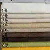 Tela de Chenilla, Tela de Poliéster de Color Sólido tipo Lino, Suministros del Fabricante Tela al por Mayor para Fundas de Cojín, Cojines de Asiento y Tapicería de Sofá