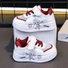 Zapatos para Niñas 2026 Nueva Moda Verano Tenis de Dibujos Animados Infantiles Niños Grandes Tenis Blancos Casuales de Princesa