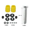 Amortecedores para Skate, Acessórios de Suporte para Skate de Brinquedo de Quatro Rodas Duplamente Curvados, Conjunto de Pastilhas de PU, Acessórios para Fish Board, Pastilhas de Alta Elasticidade