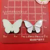 Pingentes Pequenos de Letras Borboleta Estilo Chanel Galvanizados, Acessórios Plásticos DIY de Flores e Corações, Presilhas de Cabelo, Decorações para Capas de Celular e Adesivos